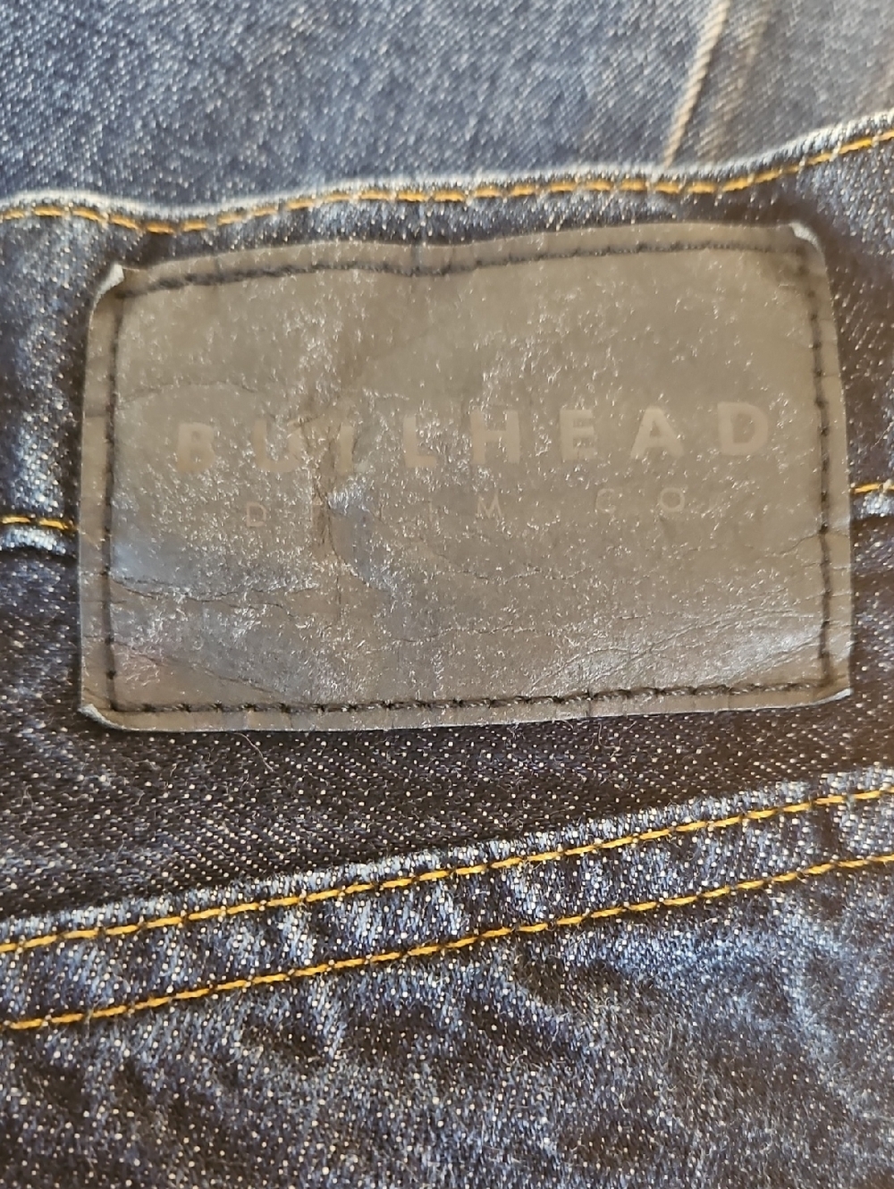 Bullhead Men’s Straight-Leg Dark Blue Wash Jeans Size 32x32 - Picture 5 of 8